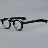 Rolf Vintage Geometric Acetate Glasses Frame Geometric Frames Southood Leopard
